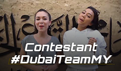 #DubaiTeamMY - Sharifah Sakinah (@sharifah_sakinah) and Siti Saleha (@sallywho)